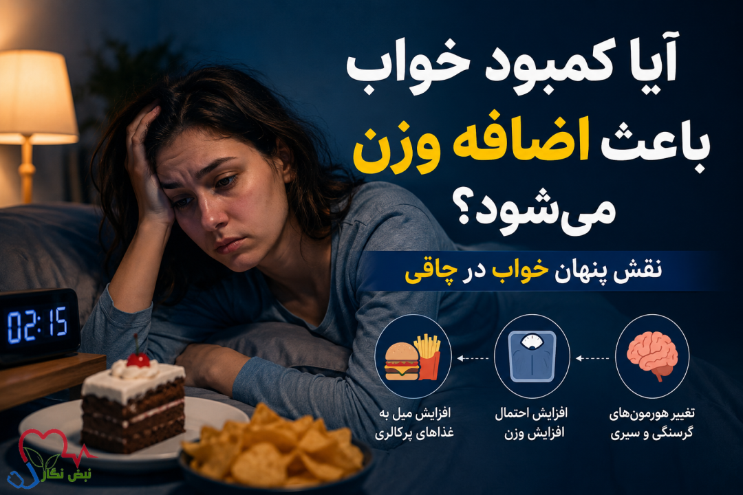 آیا کمبود خواب باعث اضافه وزن می‌شود؟ نقش پنهان خواب در چاقی